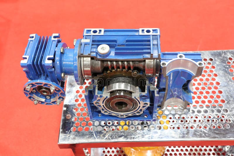 Cross Section of Worm Gear Pump ; Stock Image Image of engine, motor 125671547