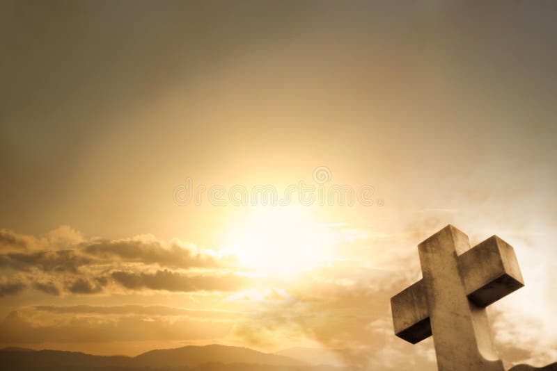 Cross Sunset Background