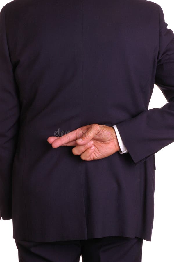 Crossed fingers behind back royalty free stock photos Crossed fingers behind back royalty free stock photos