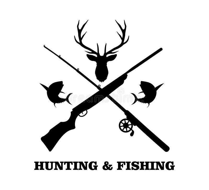 https://thumbs.dreamstime.com/b/crossed-rifle-fishing-rod-logo-design-inspiration-template-hunting-extreme-sport-hunting-152190794.jpg