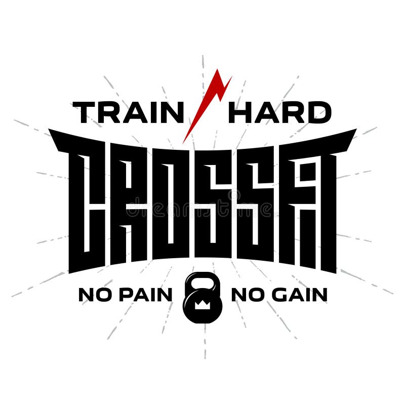 Crossfit - het originele van letters voorzien Vectordruk voor t-shirt of gymnastiek vector illustratie Crossfit - het originele van letters voorzien Vectordruk voor t-shirt of gymnastiek vector illustratie
