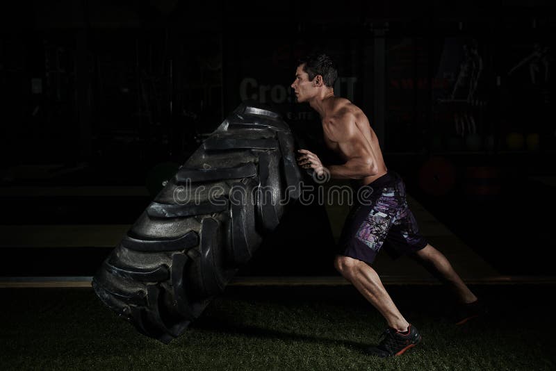 Crossfit training stock image Crossfit training stock image