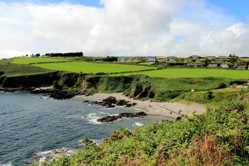 Crosshaven beach, Ireland stock photo. Image of cork 40523590