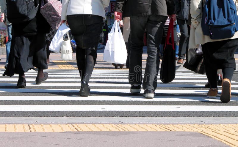 Crossing the street