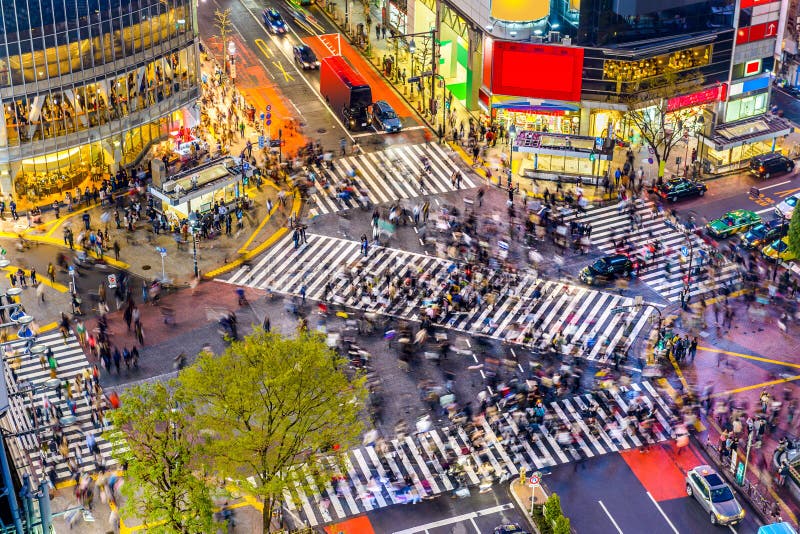 crossingshibuya tokyo royaltyfria foton crossingshibuya tokyo royaltyfria foton