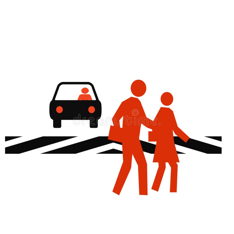 Premium Vector  Crosswalk accident flat vector illustration