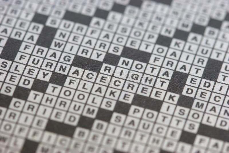 Crossword stock image. Image of word, words, pattern, monochrome - 527791