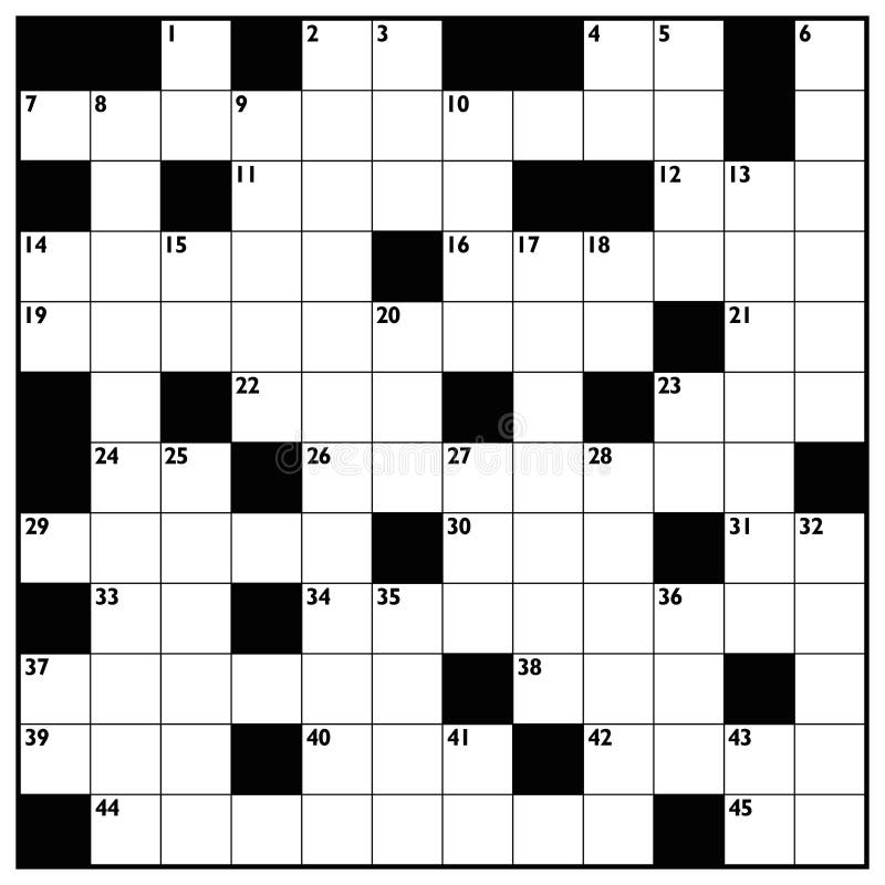 Empty Crossword Puzzle Stock Illustrations 508 Empty Crossword Puzzle Empty Crossword Puzzle Stock Illustrations 508 Empty Crossword Puzzle