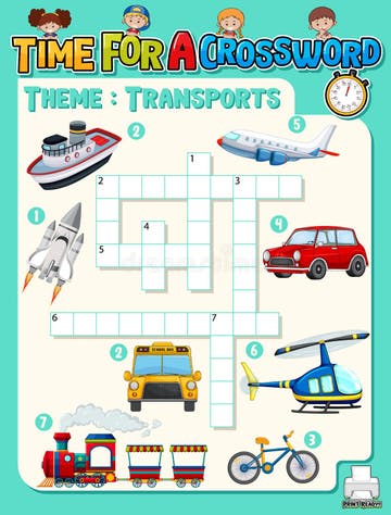 Vehicle Crossword Puzzle Stock Illustrations 56 Vehicle Crossword Vehicle Crossword Puzzle Stock Illustrations 56 Vehicle Crossword