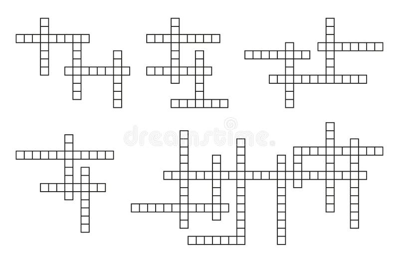Newspaper Crosswords Stock Illustrations 28 Newspaper Crosswords