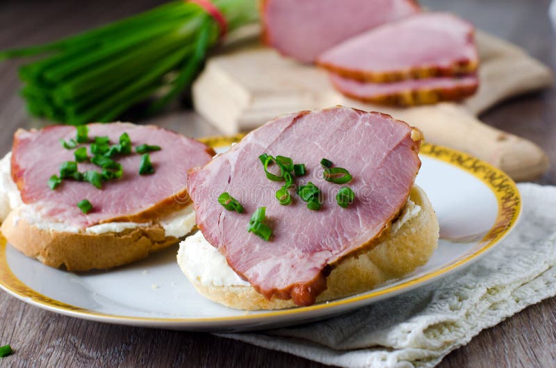 Crostini with Feta Cheese and Bacon Stock Photo Image of traditional