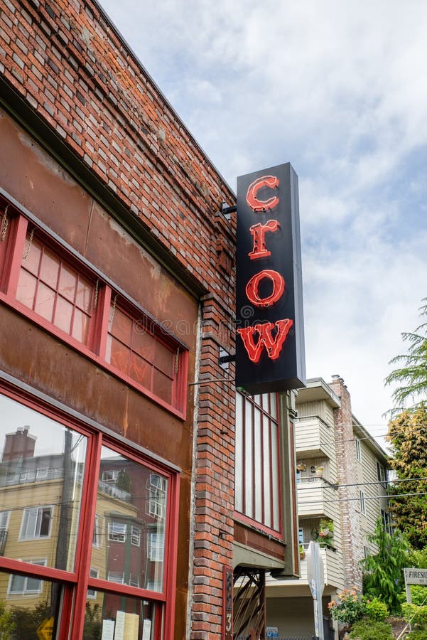 Crow in the restaurant editorial stock photo. Image of city 161630193