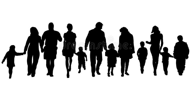 Crowd vector illustration