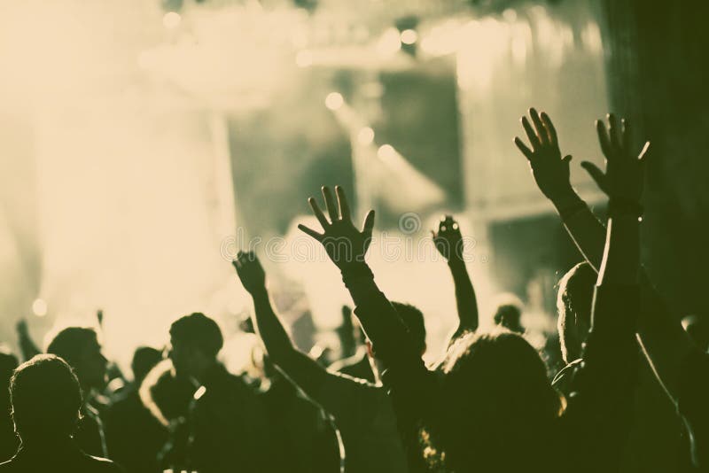 Crowd at concert