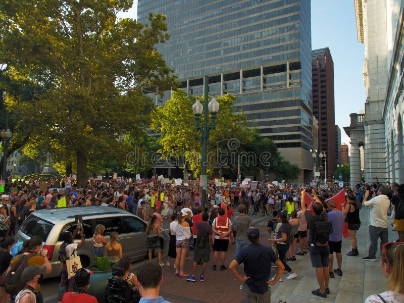 Crowd Gathers Outside of the United States Fifth Circuit Court Crowd Gathers Outside of the United States Fifth Circuit Court
