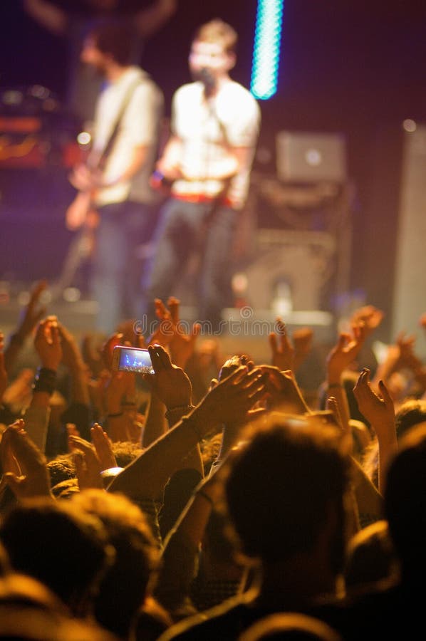 Crowd at the Kaiser Chiefs (famous British Indie Rock Band) Concert at ...