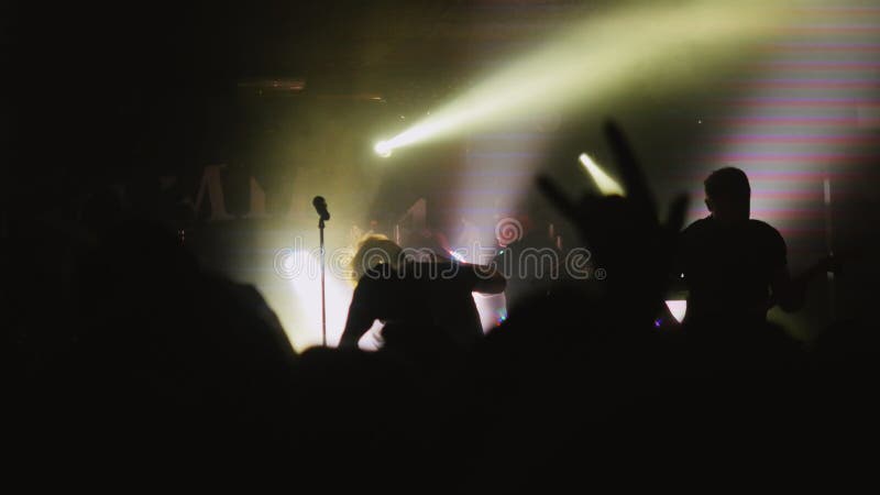 Crowd Partying at a Concert or a Night Club. Editorial Stock Image ...