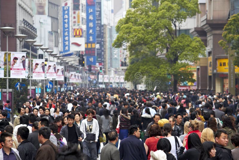 Crowd in Shanghai