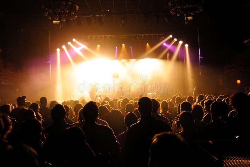 Crowd watching a concert at San Miguel Primavera Sound Festival