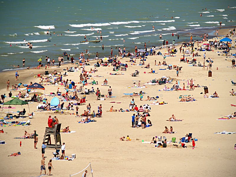 Crowded Beach