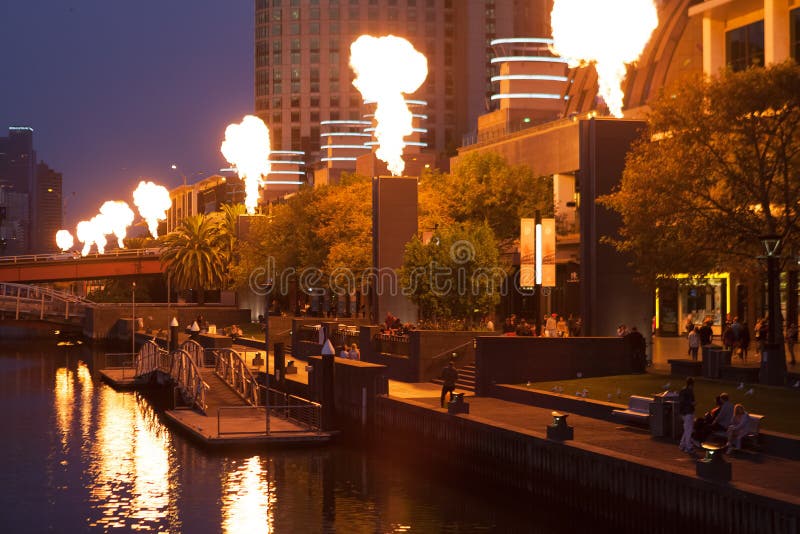 Crown casino melbourne fire show Kings chance