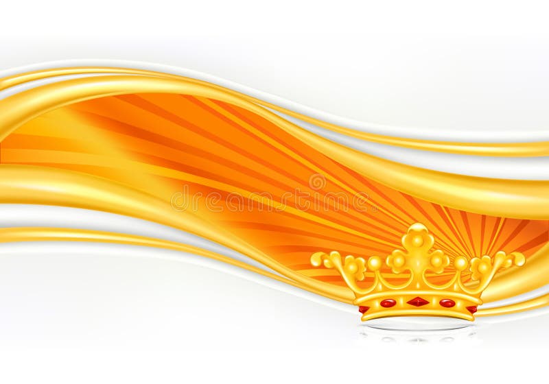 Download Crown, greeting card stock vector. Illustration of gold - 13207784