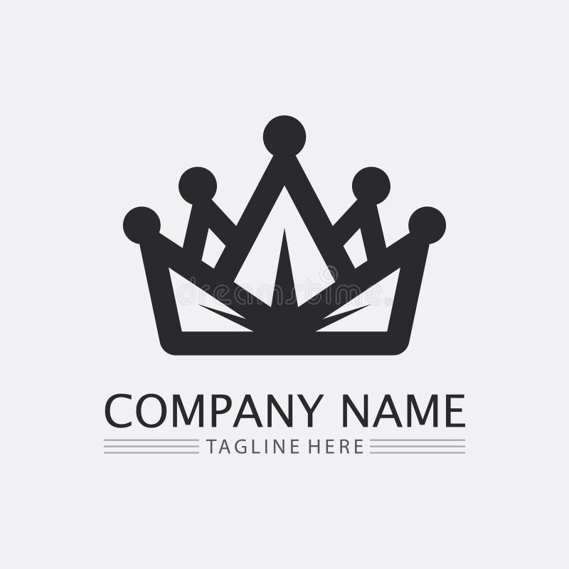 Crown Logo and Queen, King Logo DesignTemplate Vector Illustration ...