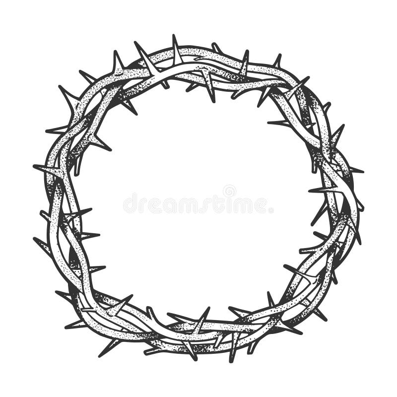 Crown Thorns Tattoo Stock Illustrations  224 Crown Thorns Tattoo Stock  Illustrations Vectors  Clipart  Dreamstime