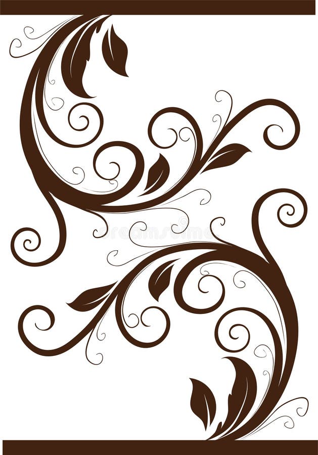 Vintage décoratif illustration stock