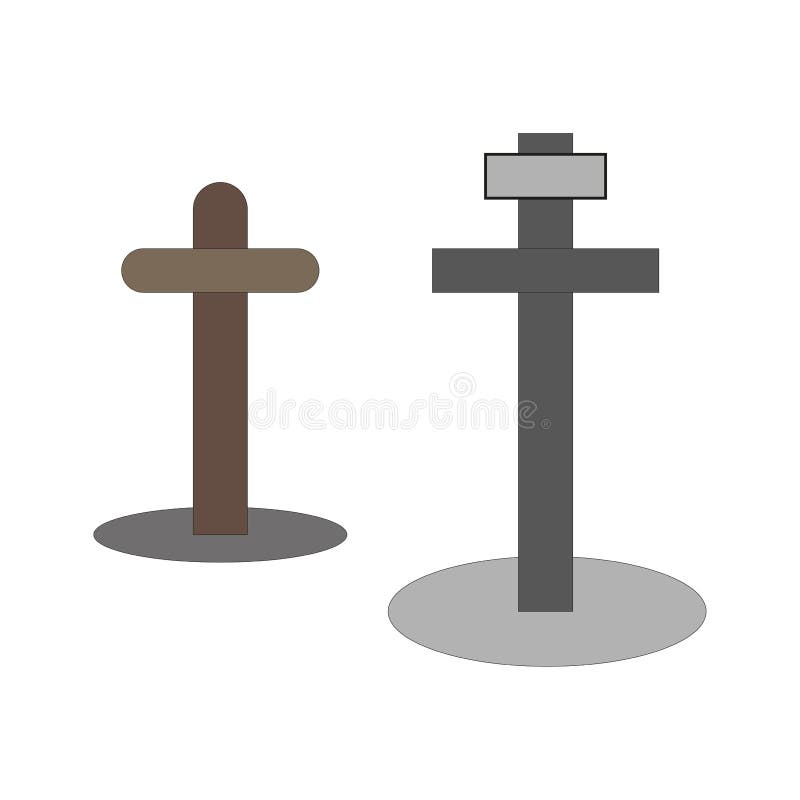  Cruces De Dibujos Animados Para El Diseño De La Decoración. Ilustración Vectorial. Imagen De Reserva. Ilustración del Vector