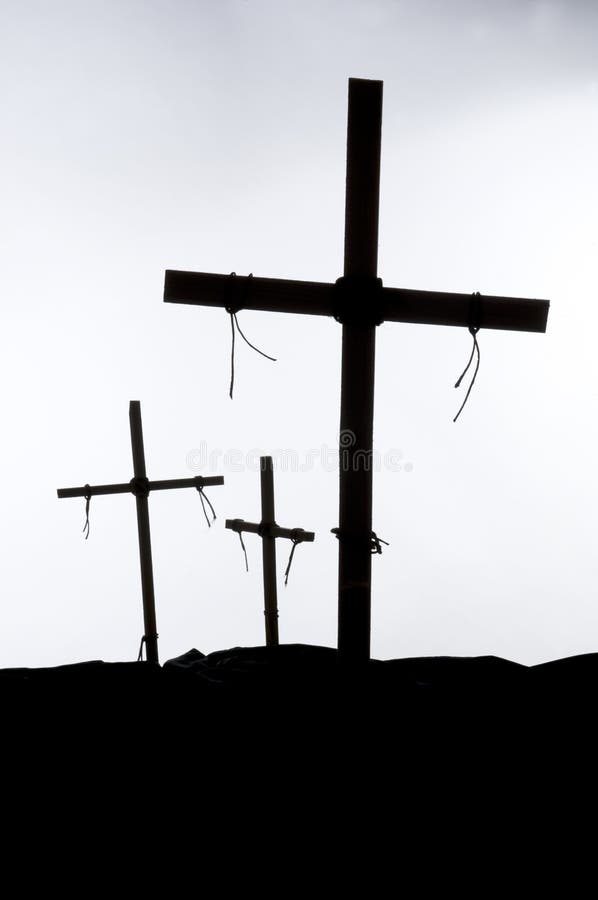 A crucificação imagens de stock A crucificação imagens de stock