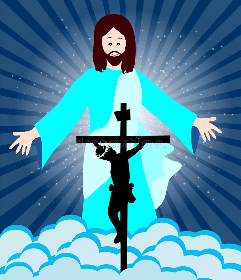 Crucifixión Y Resurrección De Jesus Christ Ilustración del Vector - Ilustración de cruz, regocijo: 52173273 Crucifixión Y Resurrección De Jesus Christ Ilustración del Vector - Ilustración de cruz, regocijo: 52173273