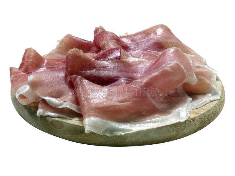 Crudo Italiano Do Prosciutto Foto de Stock Imagem de porco