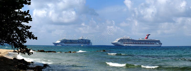 Cruise Vacation stock image. Image of island, liners, tropical 5468555