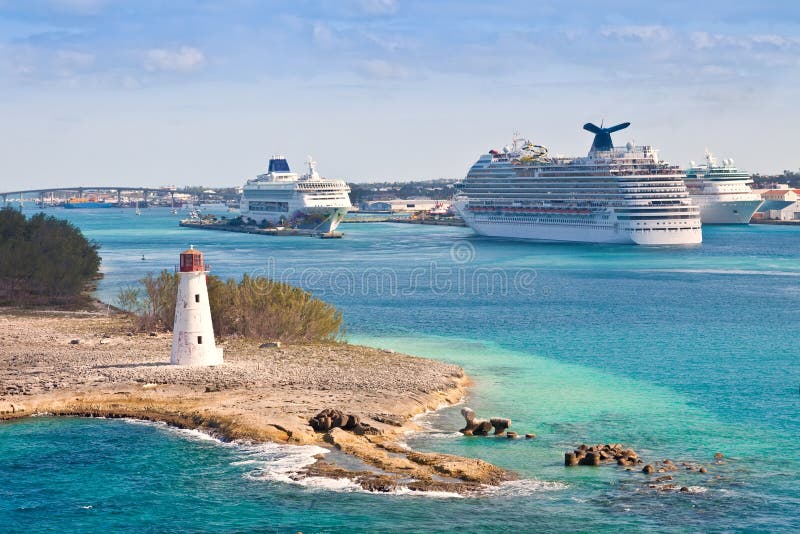 Cruise Port in Nassau, Bahamas Stock Image Image of cruise, nature