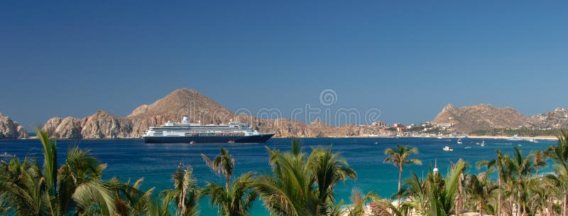 Cruise Ship in Cabo San Lucas stock image Cruise Ship in Cabo San Lucas stock image