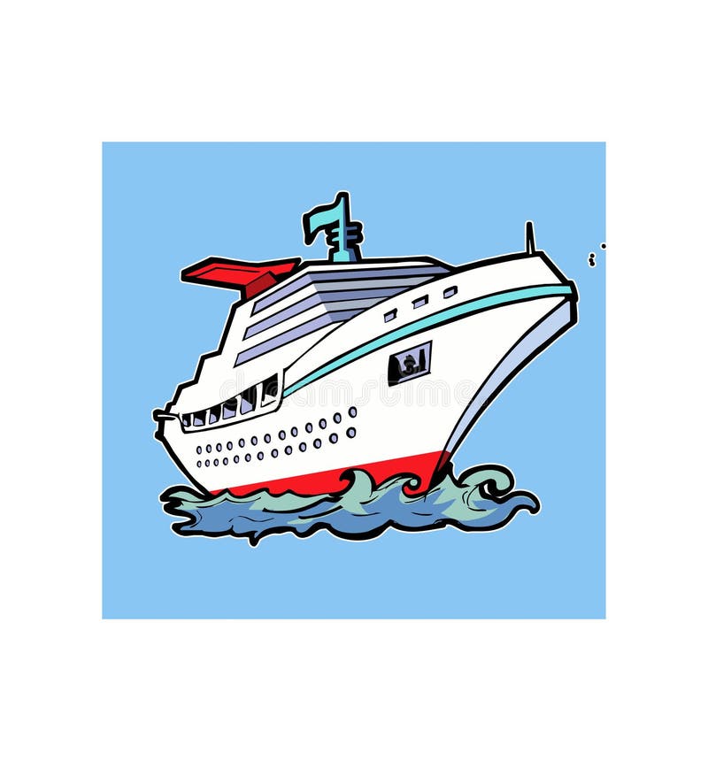 Cruise Ship Cartoon Character Sailing the Ocean Illustration Sea Stock Illustration - Illustration of logo, font: 204860745 Cruise Ship Cartoon Character Sailing the Ocean Illustration Sea Stock Illustration - Illustration of logo, font: 204860745