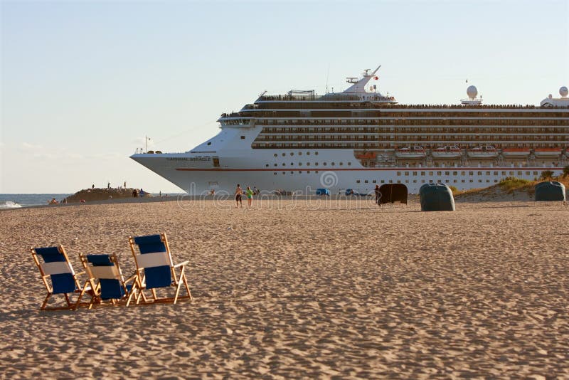 Cruise Ship Heads Out To Sea Editorial Image Image of ocean, ship