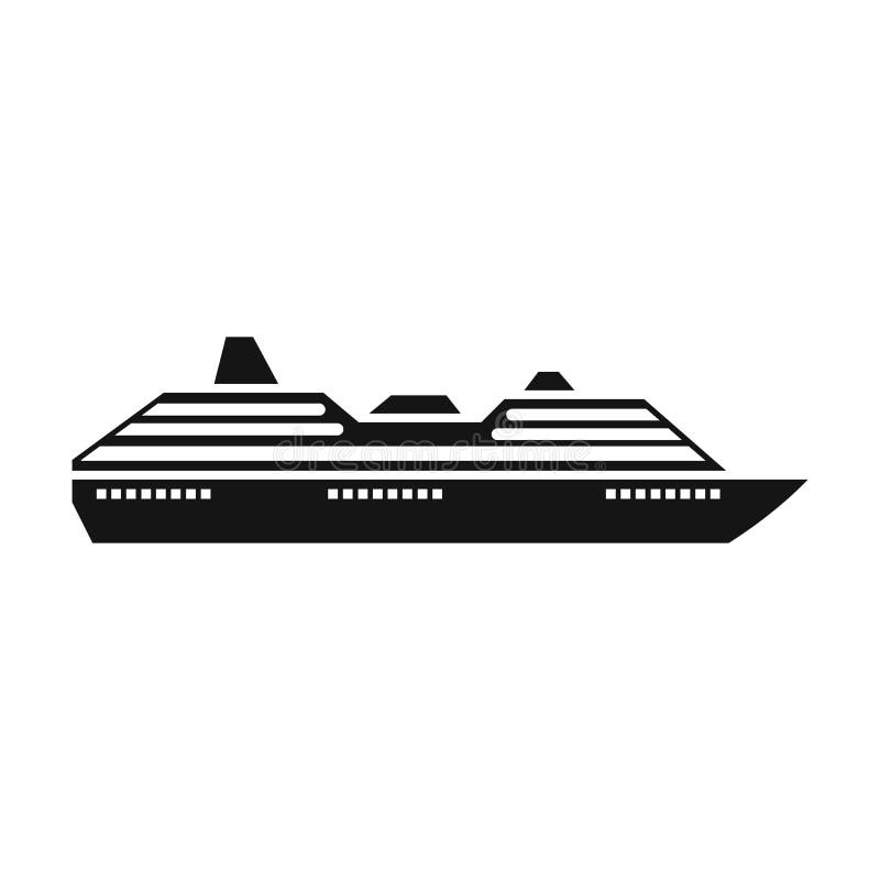 cruise ship icon