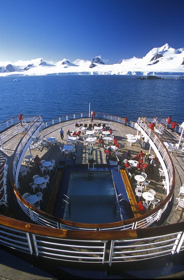 Cruise Ship Marco Polo Rear Deck Antarctica Stock Photos Free