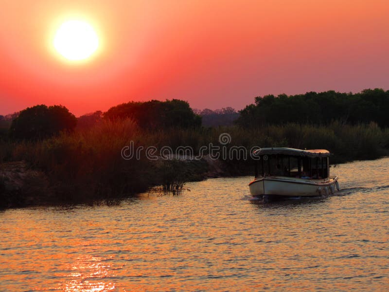Cruize in Zambezi River - Victoria Falls - Zambia and Zimbabwe