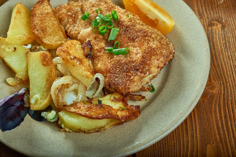 Crumbed Snapper stock image. Image of panfried, cooked 153093851