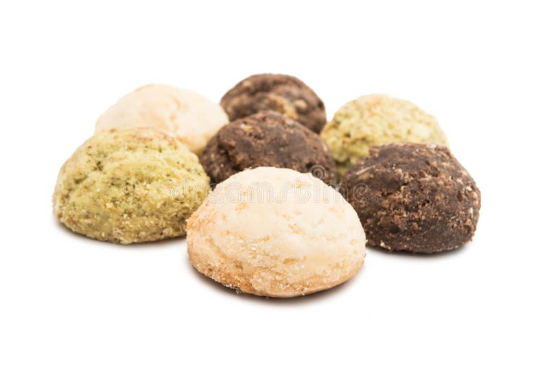 Crumbly Biscuits Sprinkled Coconut Stock Photo Image of sugary