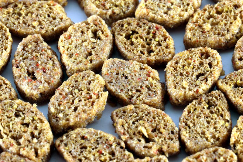 Crumbs of rye bread stock photo. Image of nature, bulk 38685134