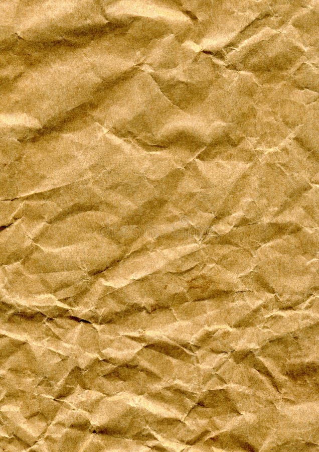 Crumpled brown paper bag stock image. Image of package 1483563