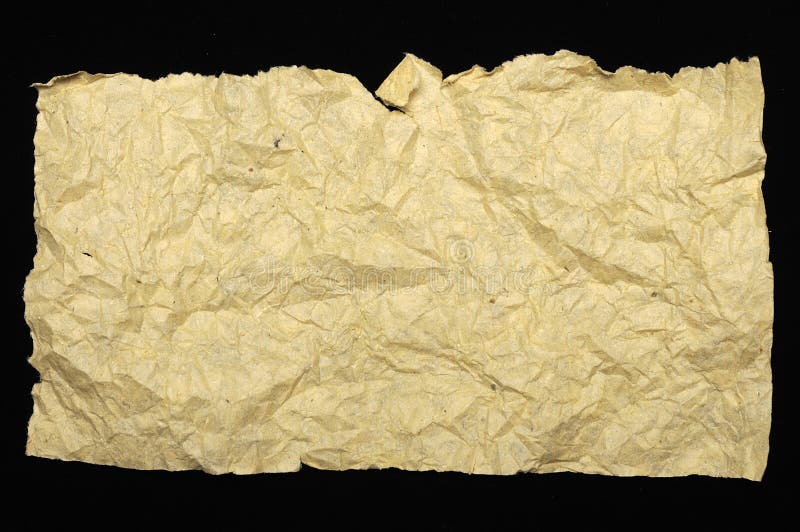 Crumpled Brown Paper Texture