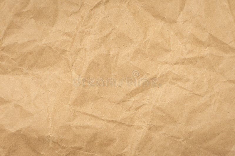 Crumpled Brown Paper Texture Vintage Background Stock Image - Image of  antique, brown: 164098653