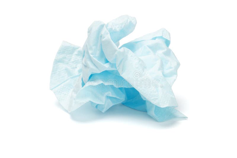 Crumpled Facial Tissue Paper Stock Photo Image of close, crease 21781726