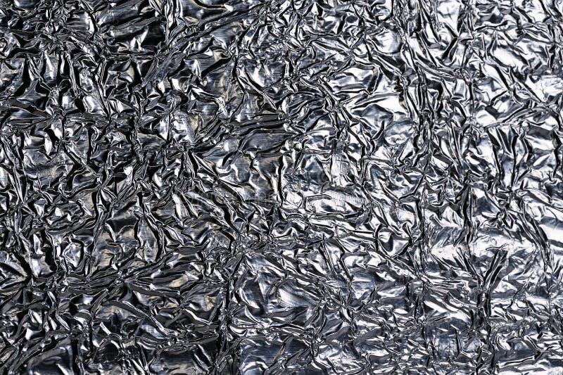 Crumpled Foil Paper Picture. Image 10022526