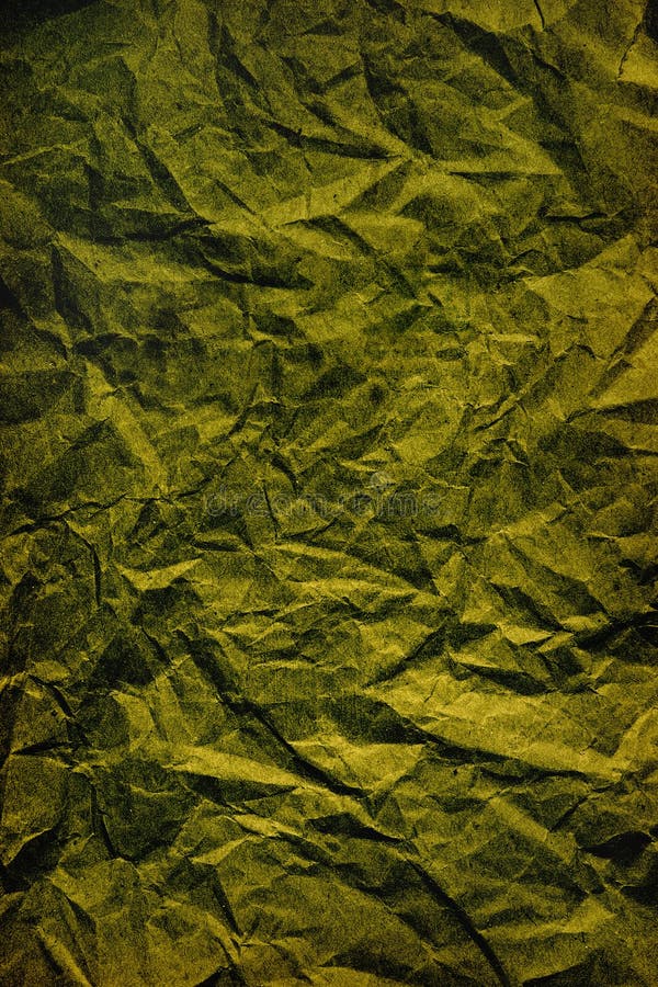 Crumpled green paper stock photo. Image of surface, green 80197824